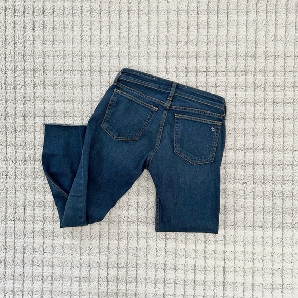 rag & bone Dark Blue Skinny Jeans - Picture 3 of 4